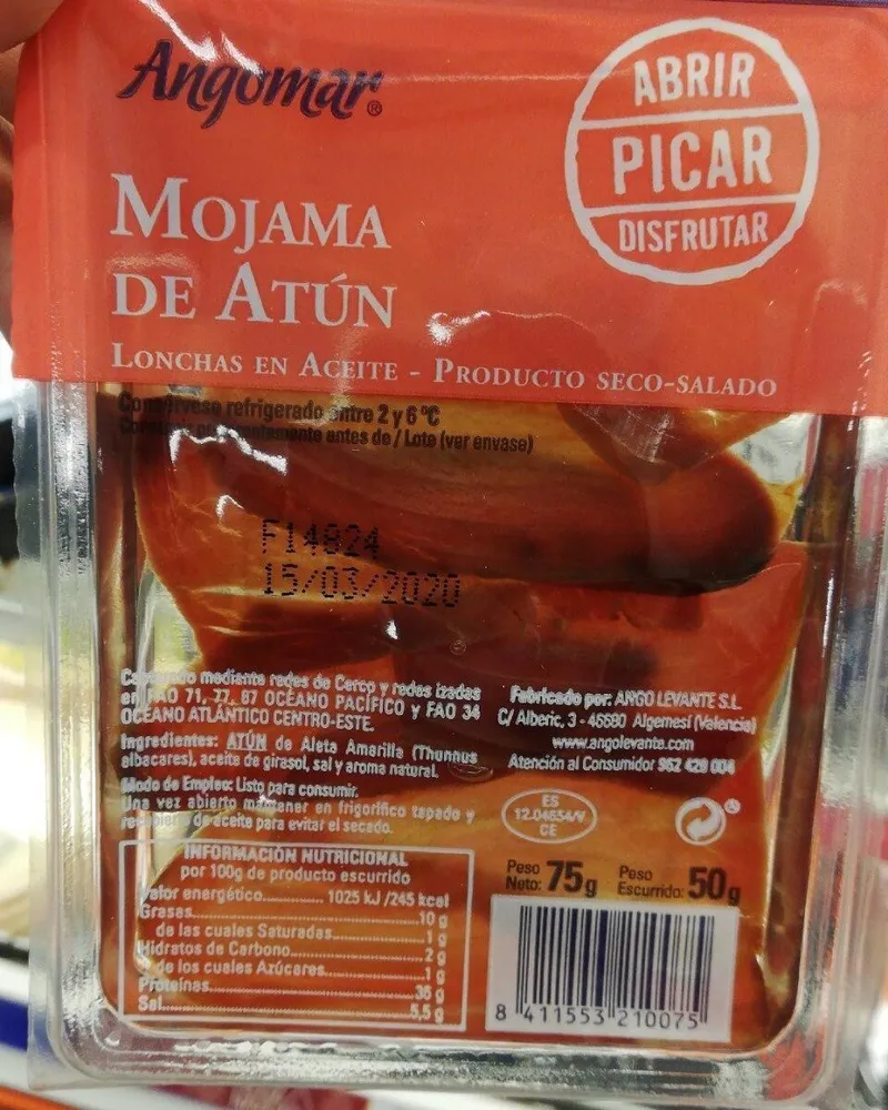 Mojama de atun