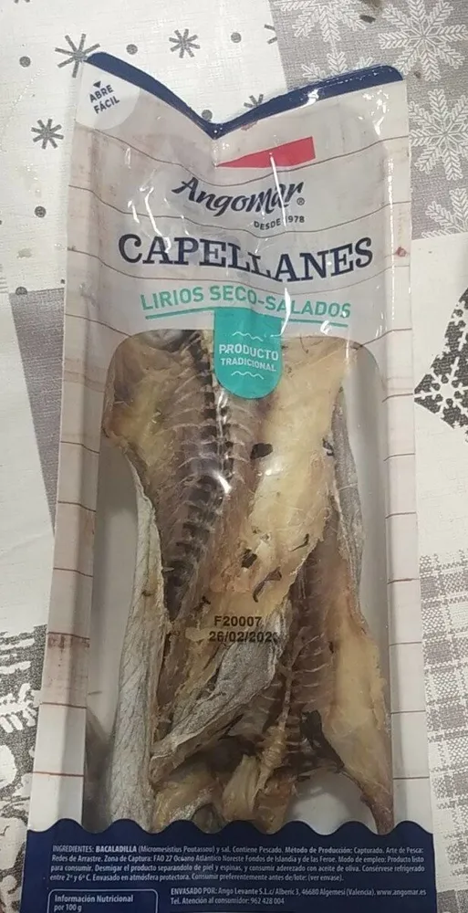 Bacaladilla seca