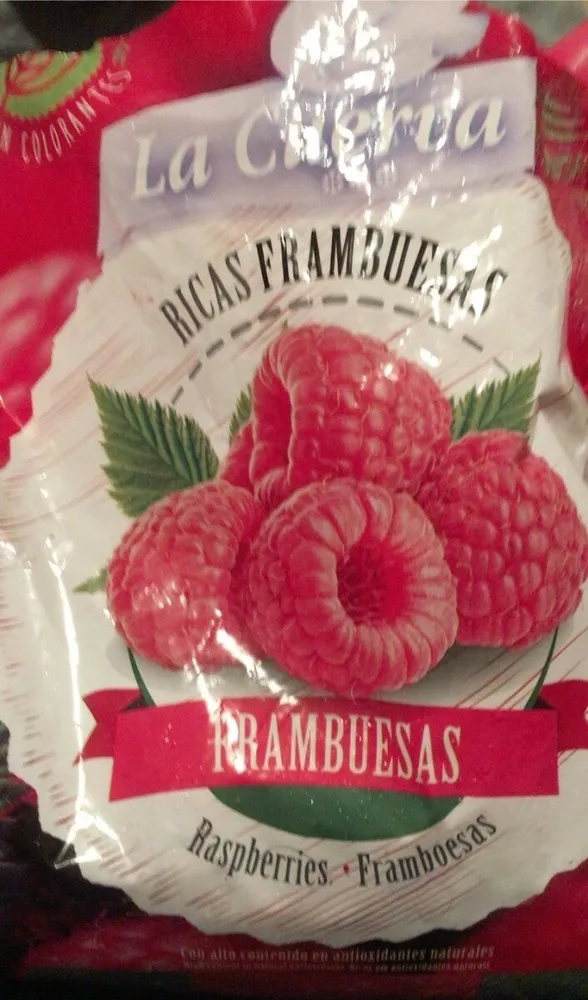 Frambuesas congeladas