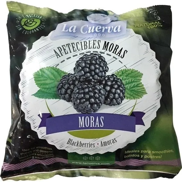 Moras congeladas