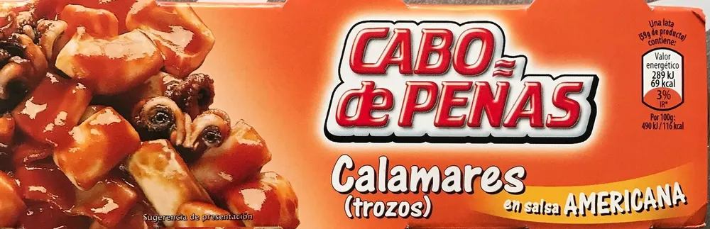 Calamares (trozos) en salsa Americana