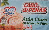 Atún claro en aceite de oliva bajo en sal