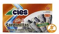 Sardinas en aceite de girasol picantes