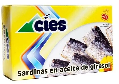 Sardinas en aceite de girasol