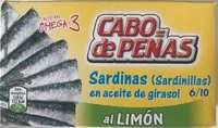 Sardinas en aceite de girasol al limón