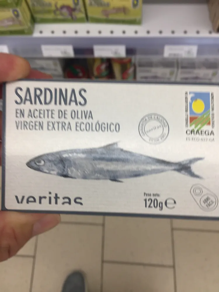 Sardinas en aceite de oliva virgen extra ecológico