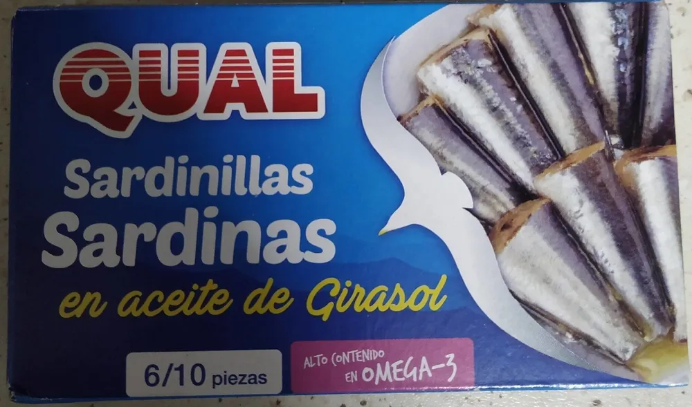 Sardinas en aceite de girasol