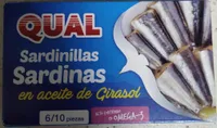 Sardinas en aceite de girasol