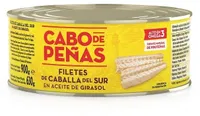 Filetes de caballa del sur en aceite de girasol
