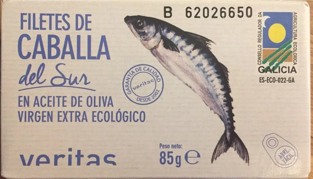 Filetes de caballa del sur