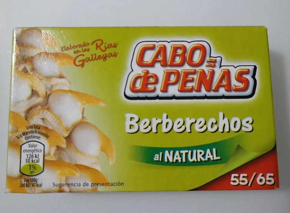 Berberechos al natural