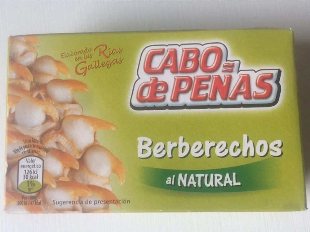 Berberechos al natural