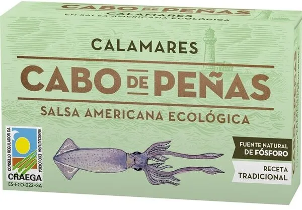 Calamares en salsa americana ecológica