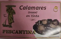 Calamares trozos en tinta
