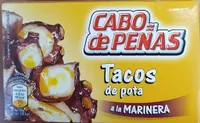 Tacos de pota a la marinera