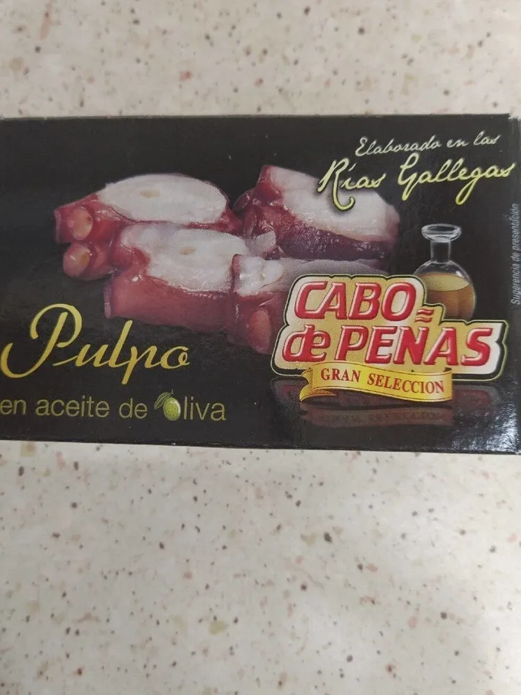 Pulpo en aceite de oliva