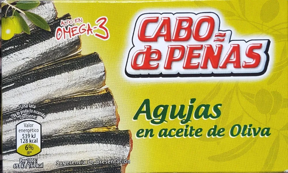 Agujas en aceite de oliva