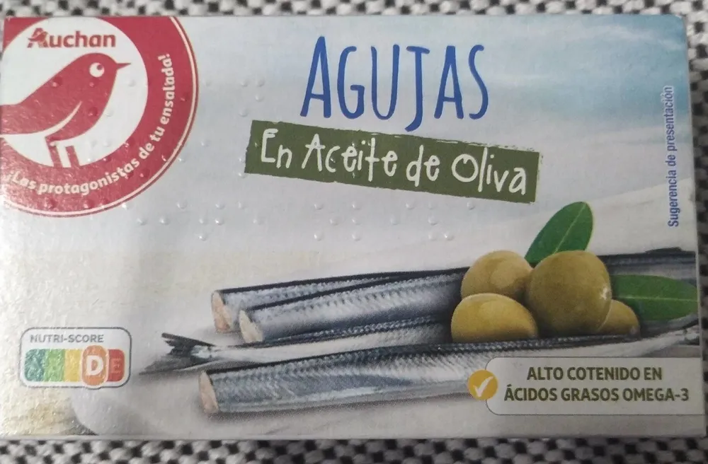 Agujas en aceite de oliva