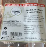 Magdalenas  con avena