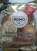 Magdalenas tradicionales con aceite de oliva virgen extra