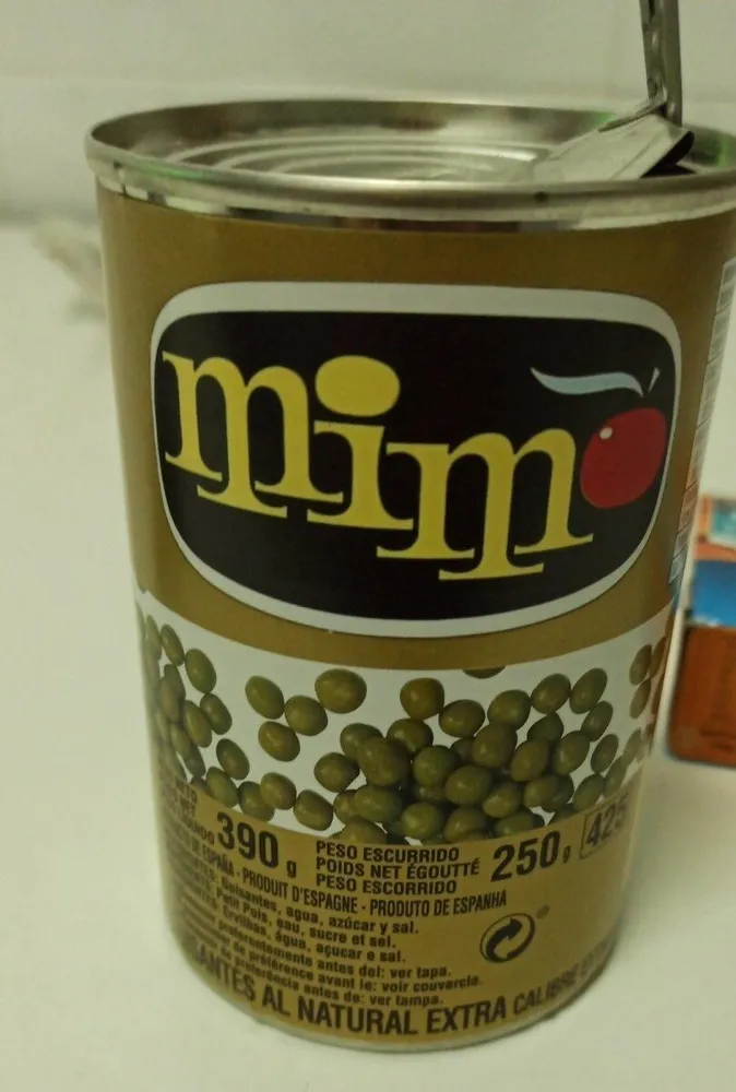 Guisantes al natural mimo