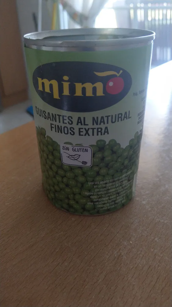 Guisantes al natural finos extra