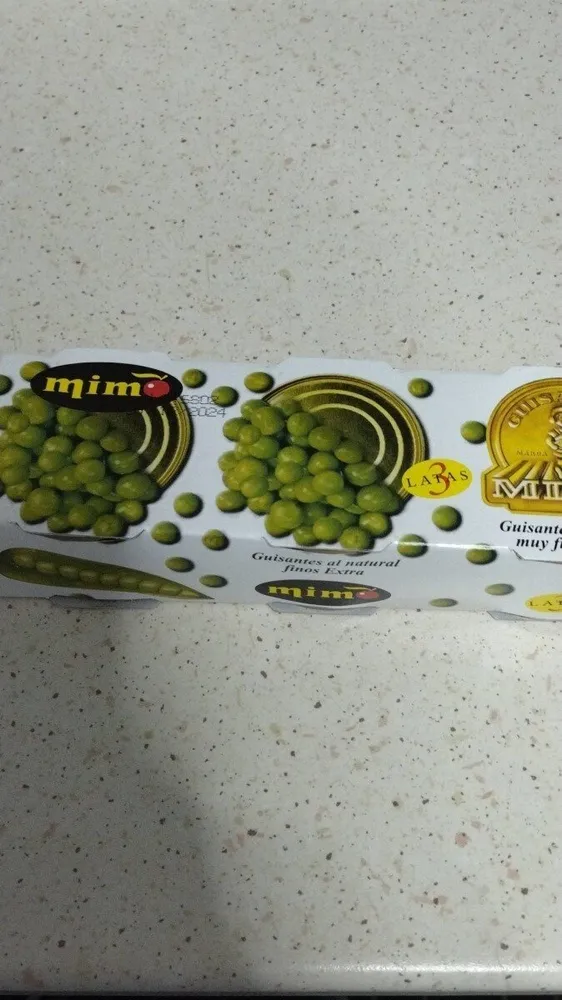 Guisantes al natural muy finos Extra