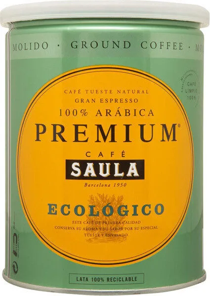 Premium café tostado molido arábica ecológico