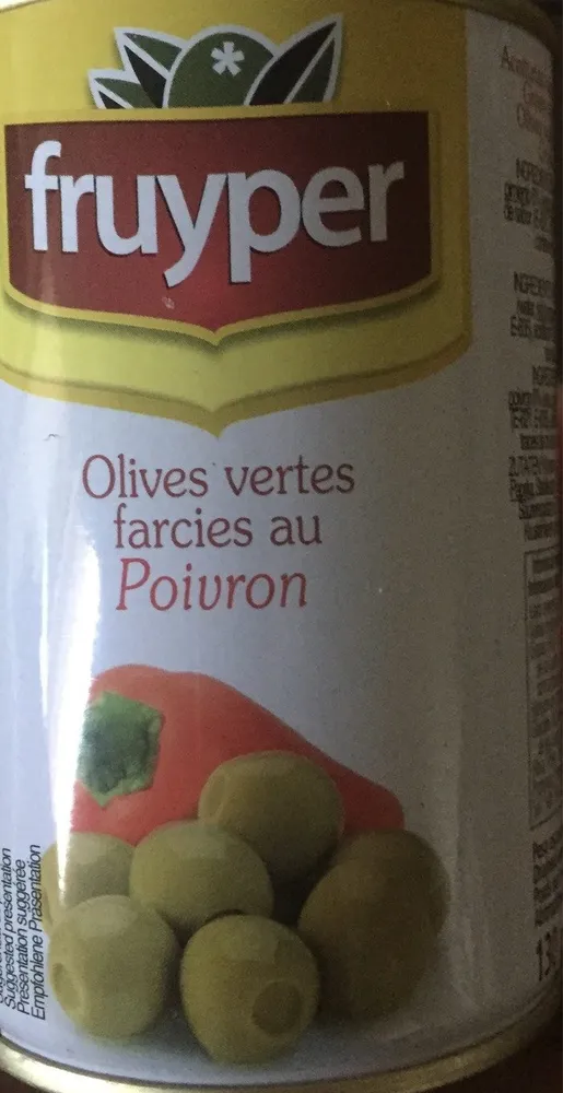 Olives farcies aux poivrons Les Conviviales FRUYPER