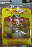 Aceitunas verdes con hueso
