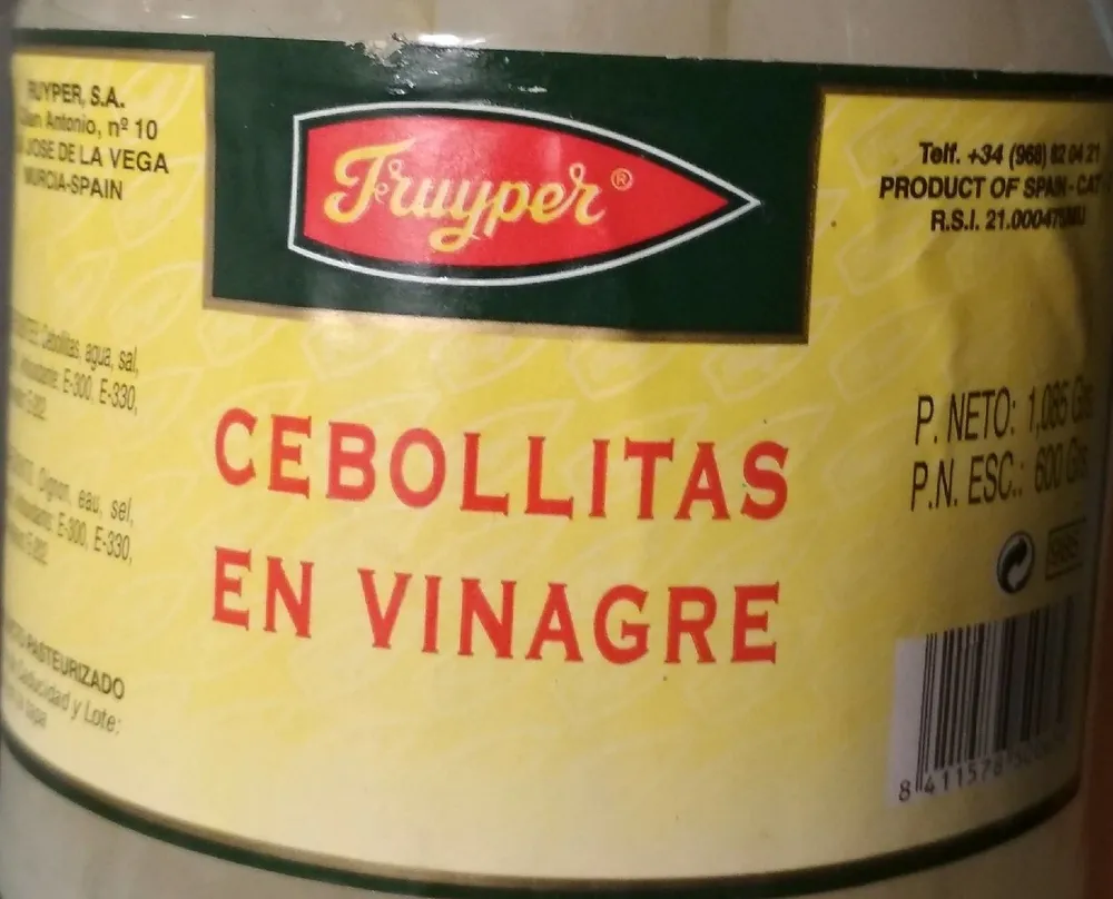 Petits oignons au vinaigre