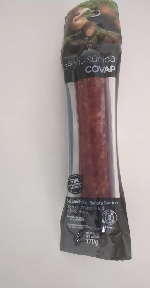 Esenciaúnica salchichón de bellota ibérico sin gluten