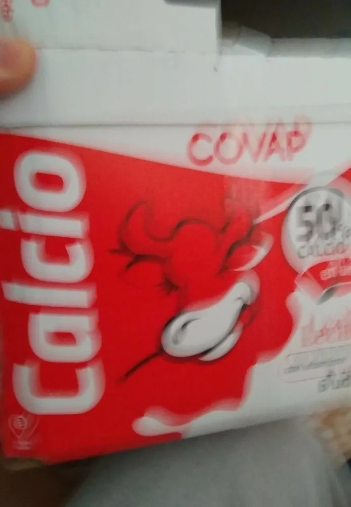 Leche entera calcio