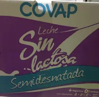 Leche semidesnatada Sin lactosa