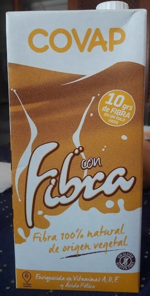 Leche con fibra covap