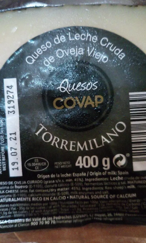 Queso Torremilano Oveja Viejo
