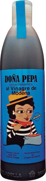 Salsa balsámica de vinagre de módena