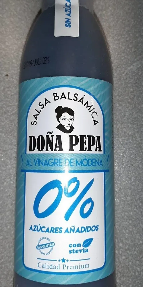Salsa balsámica al vinagre de módena 0%