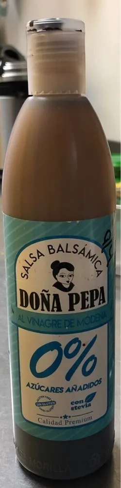 Salsa balsámica al vinagre de módena 0% azucares añadidos