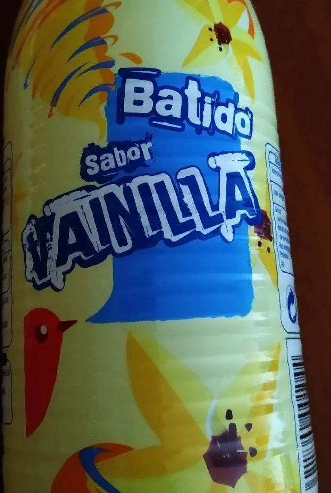 Batido sabor vainilla
