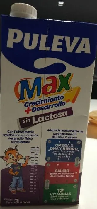 Puleva Max Crecimiento + Desarrollo sin lactosa