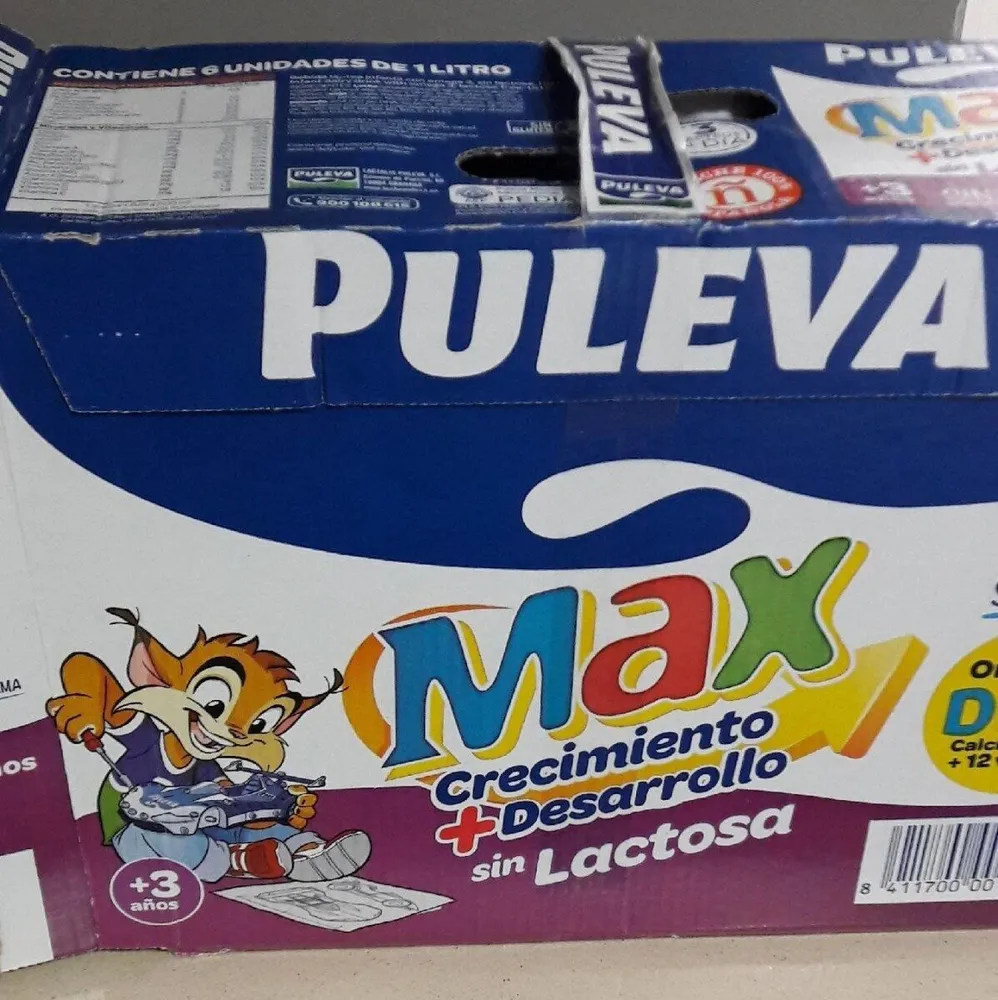 Puleva Max crecimiento sin lactosa
