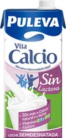 Leche con calcio semidesnatada sin lactosa brik