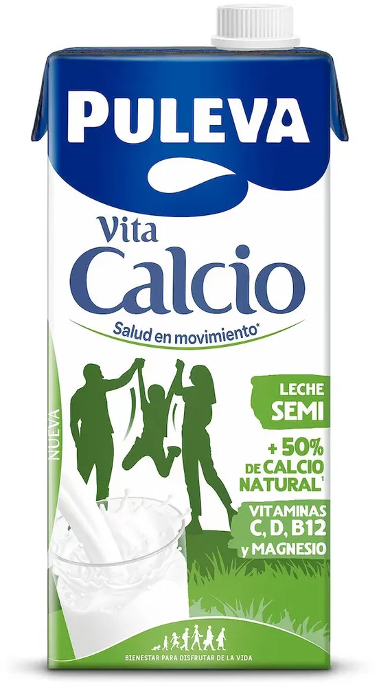 Leche semidesnatada vita calcio