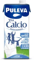 Leche entera calcio