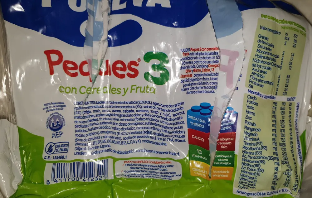 Puleva Leche De Crecimiento Cereales Y Frutas