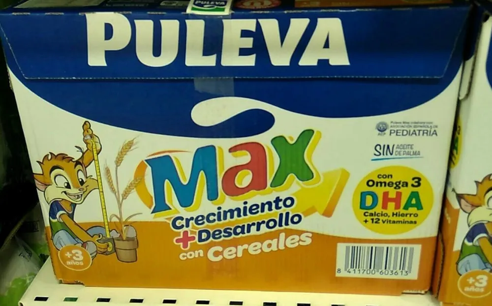 Leche max crecimiento cereales