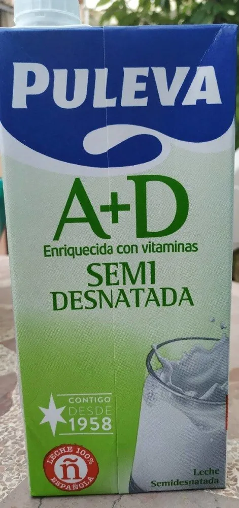 Leche semi desnatada