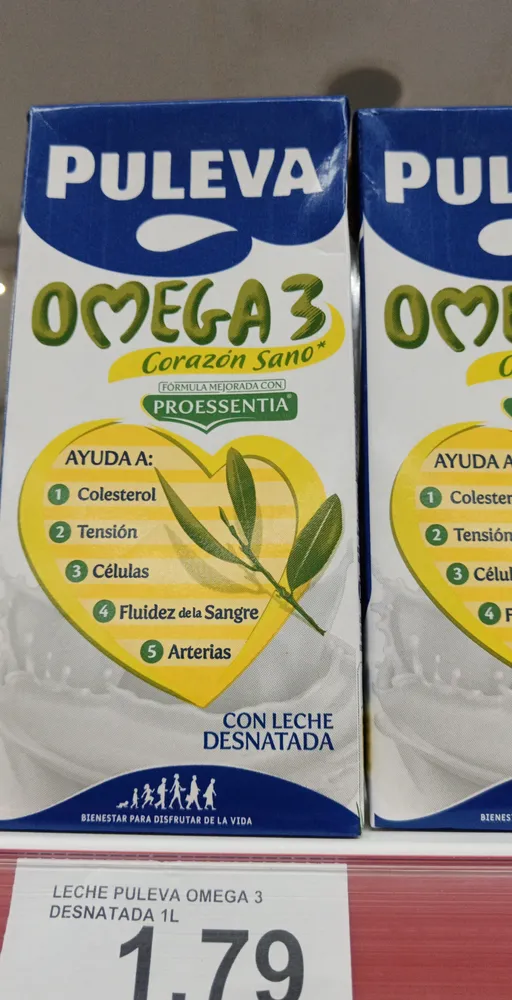 Leche Omega 3 desnatada