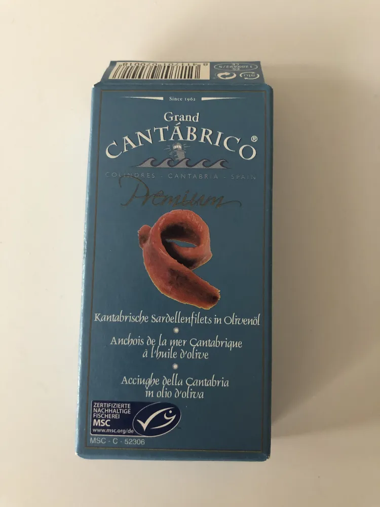 Sardellenfilet Cantábrico Premium Kantabrische Sardellenfilets in Olivenöl